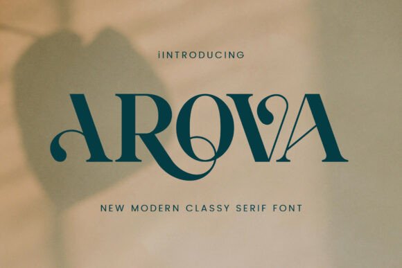 Arova: The Perfect Serif Font for Elegant Handmade Projects