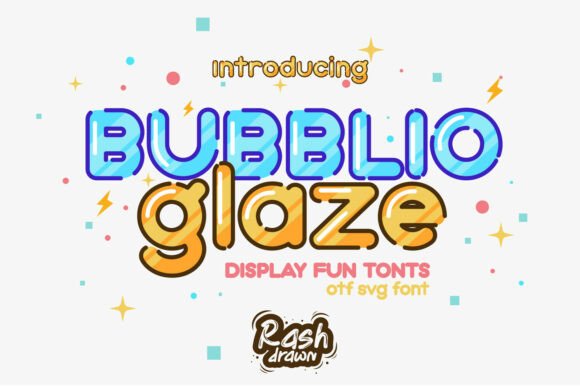 Bubblio Glaze: A Fun and Eye-Catching Bubble Display Font