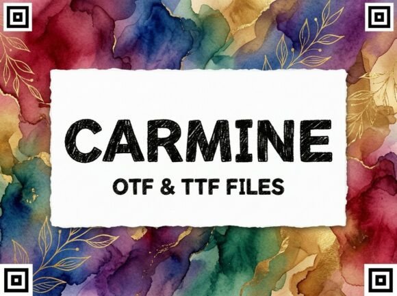 Carmine Font: Elevating Editorial Design and Layouts
