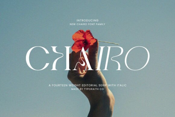 Chairo Family: A Refined Serif Font for Elegant Branding