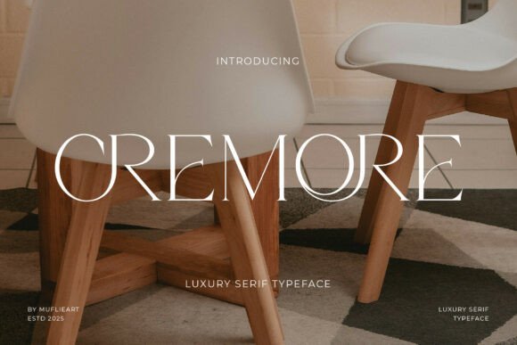 Discover Cremore: A Luxury Serif Typeface for Refined Design