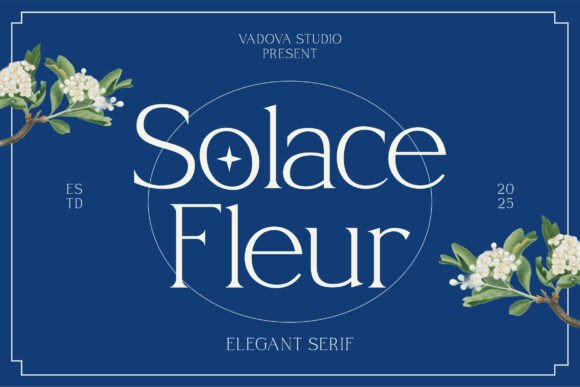 Discover Solace Fleur: A Refined Serif Font for Elegant Design