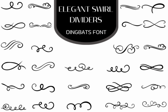 Elegant Swirl Dividers Font: A Designer’s Branding Review