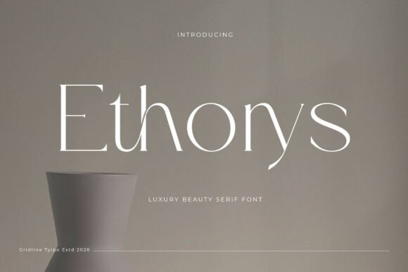 Elevate Your Brand with Ethorys: A Sophisticated Serif Font