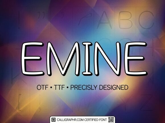 Emine: The Perfect Font for Creative Handmade Projects