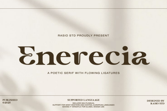 Enerecia Font: Elevating Digital Marketing Visuals