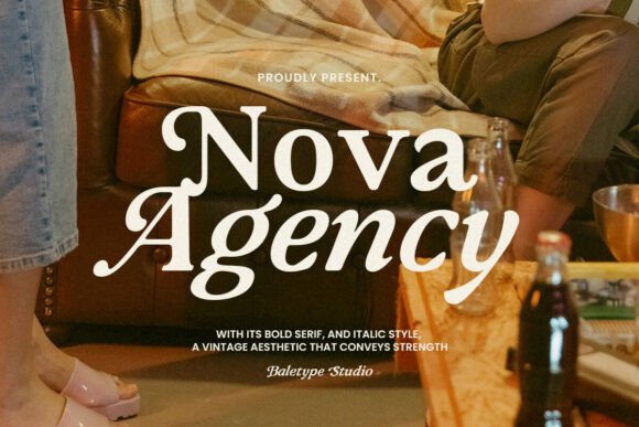 Enhance Your Editorial Design with Nova Agency Font