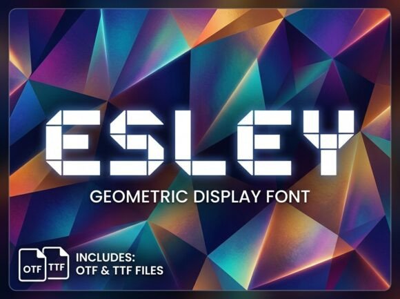 Esley Font: Elevating Campaign Visuals with Bold Display Type