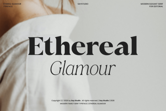 Ethereal Glamor Font: Elevating Boutique Web Design