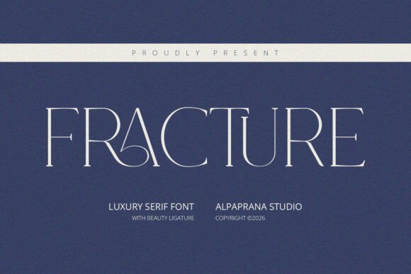 Fracture: A Modern Serif Font for Creative Branding