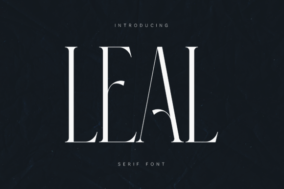 Leal: A Refined Modern Serif Typeface