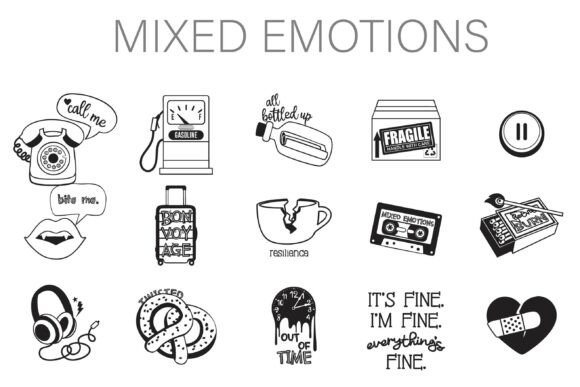 Mixed Emotions Dingbats: A Symbolic Font for Editorial Design