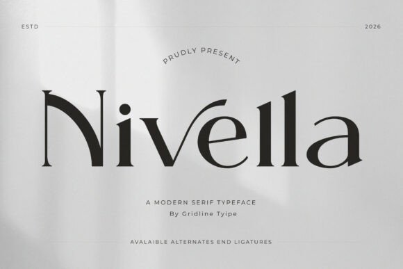 Nivella Font: Elevating Small Business Brand Identity