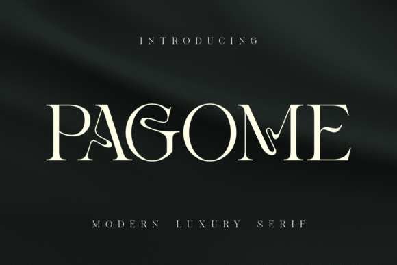 Pagome: The Perfect Serif Font for Sophisticated Branding