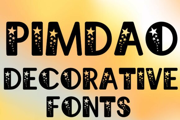 Pimdao Font: Magical Star Typography for Makers