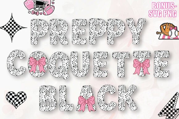 Preppy Coquette Black: A Bold and Stylish Font for Web Design