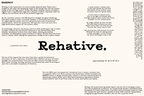 Rehative: The Perfect Serif Font for Handmade Creations
