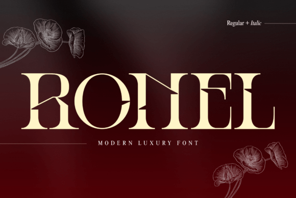 Ronel: The Modern All-Caps Serif Font for Elegance