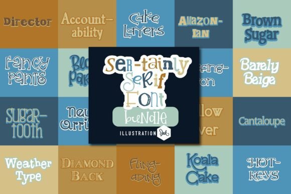 Sertainly Serif Font Bundle for Digital Design