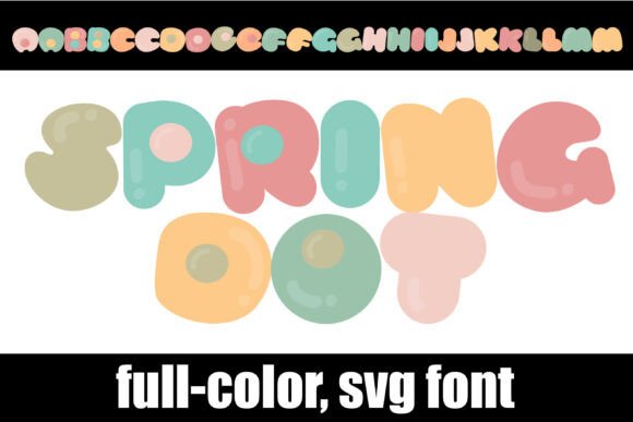 Spring Dot: A Kawaii Font for Creative Campaigns