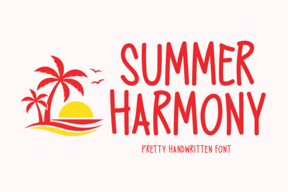 Summer Harmony: A Perfect Handwritten Font for Crafters
