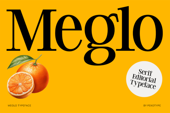 Transform Your Brand with Meglo: A Modern Serif Font