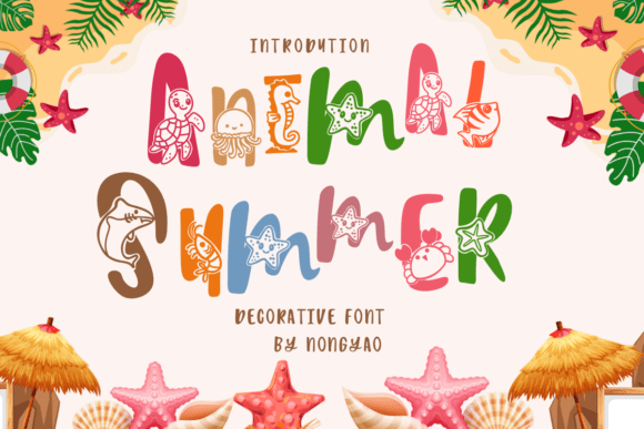 Unlock Creativity with Animal Summer, the Versatile Decorative Font